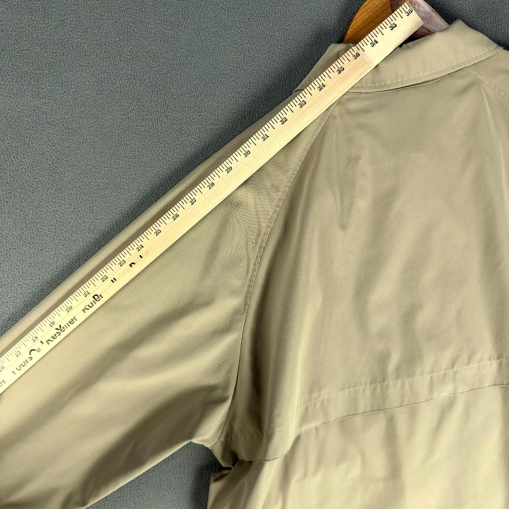 Zegna Sport Jacket Mens 2XL Beige Bi Swing Zip Quiet Luxury Minimalist Luxe - Picture 13 of 16
